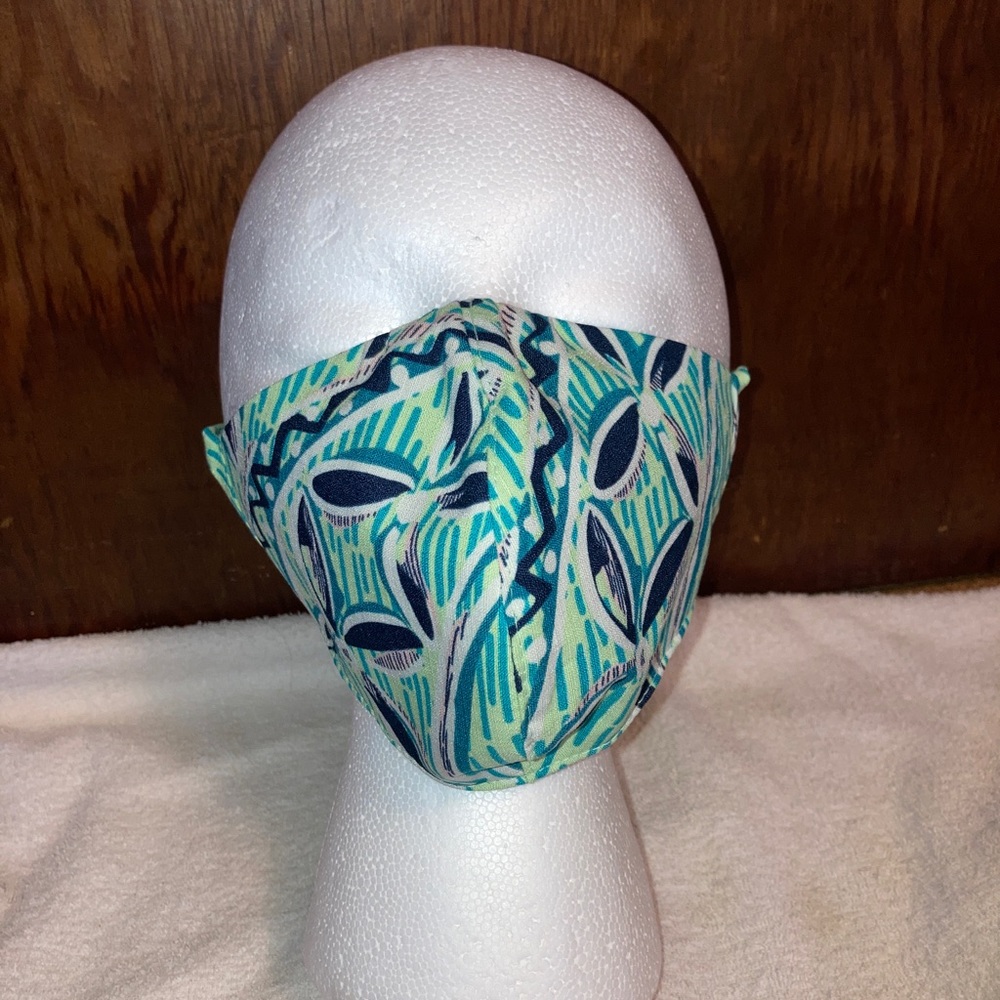 Hawaiian print face mask #7 / Tiare